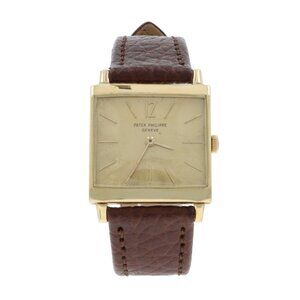 Patek Philippe Tank Calatrava Ladies Watch - Yellow Gold 14k 3406